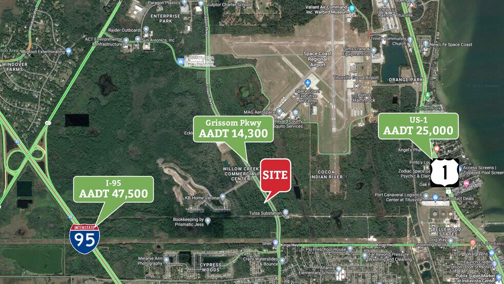 Grissom Pky, Titusville, FL 32780 Land for Sale