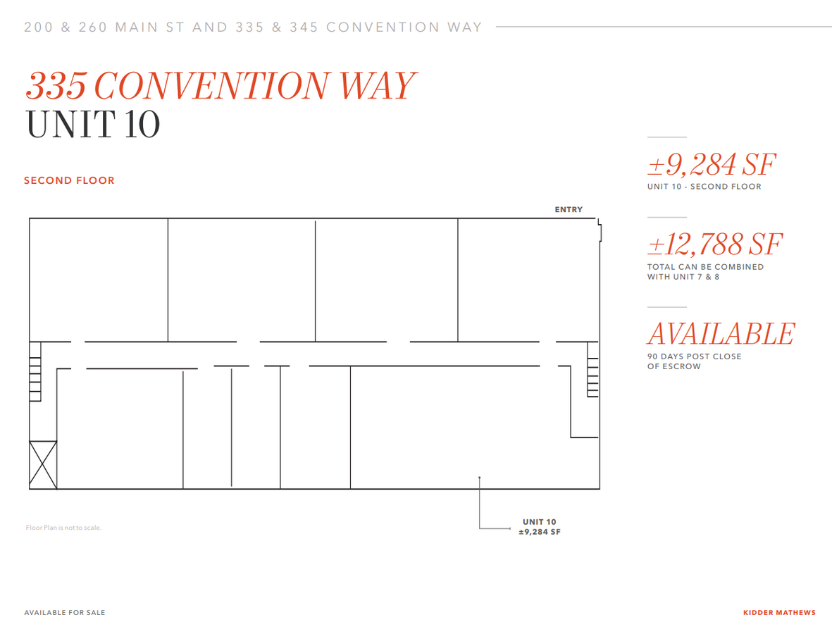 335 Convention Way, Redwood City, CA 94063 - Unit 10 -  - Floor Plan - Image 1 of 1