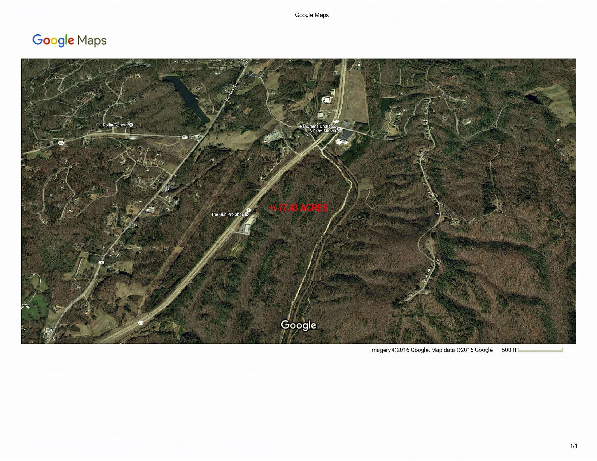000 Hwy 515, Ellijay, GA for sale Aerial- Image 1 of 1