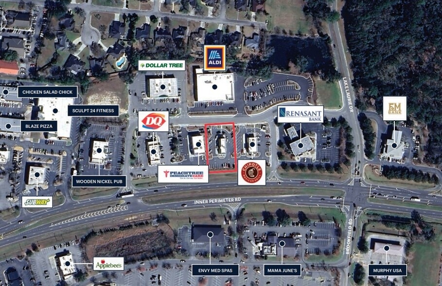 3285 Inner Perimeter Rd, Valdosta, GA for sale - Aerial - Image 2 of 3