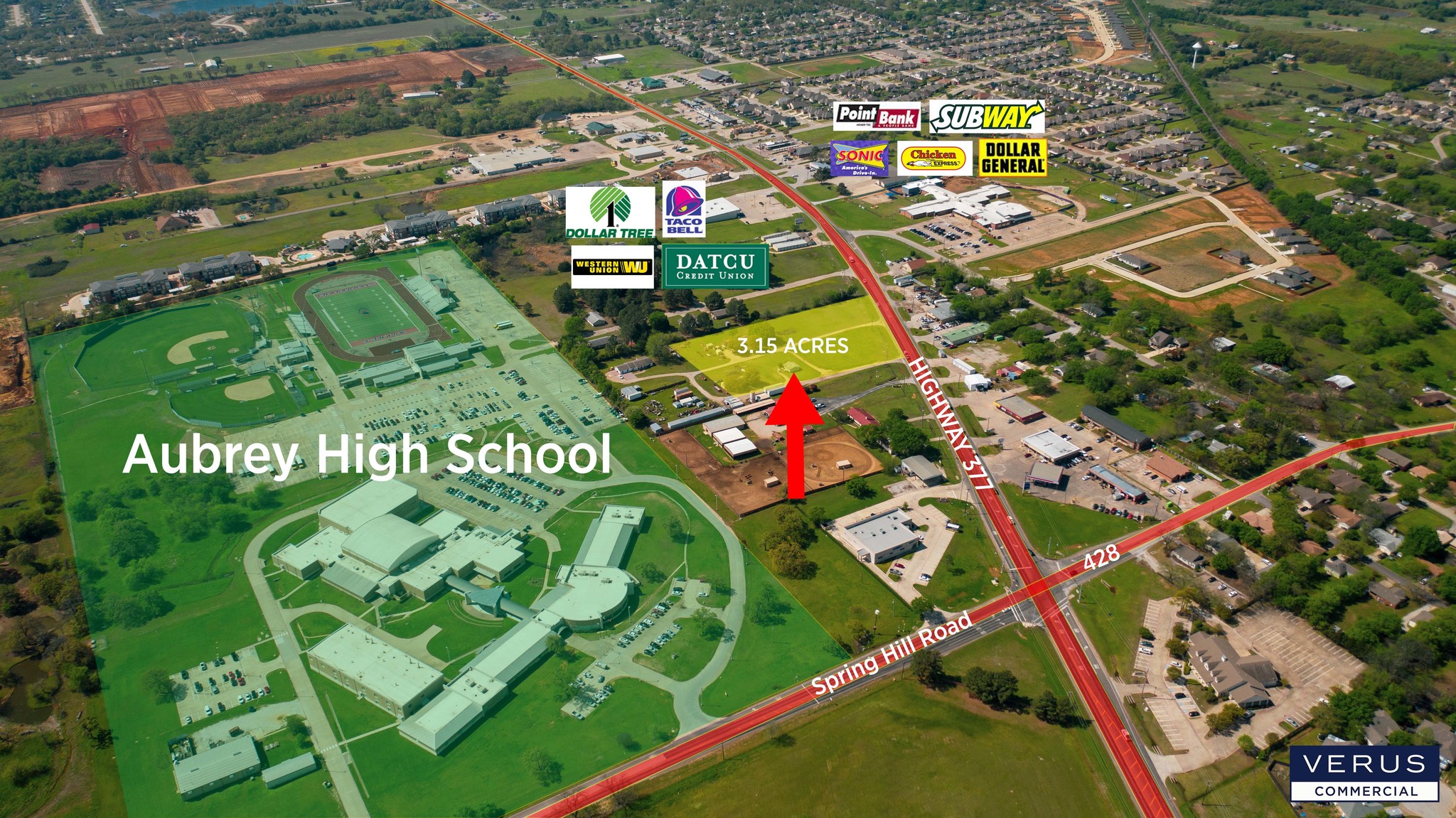 614 Prator Ln, Aubrey, TX 76227 Land for Sale