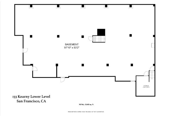 123-133 Kearny St, San Francisco, CA for lease Floor Plan- Image 1 of 1