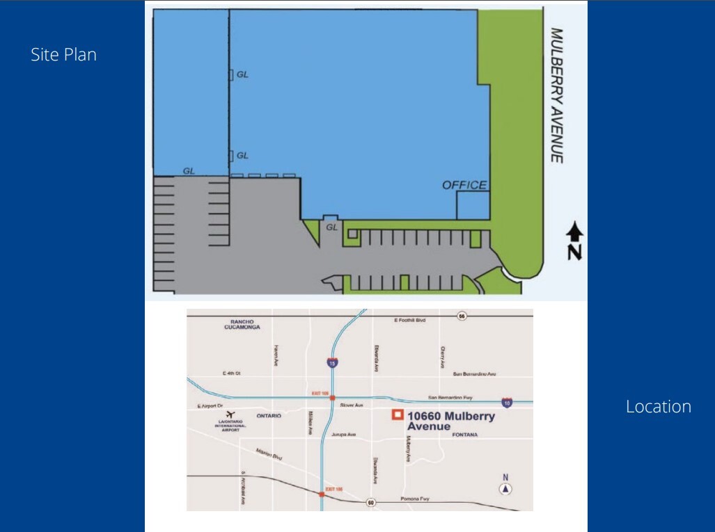 10660 Mulberry Ave, Fontana, CA for lease Site Plan- Image 1 of 1