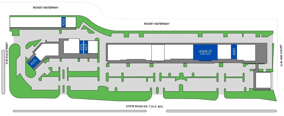 4101-4397 N State Road 7, Lauderdale Lakes, FL for lease - Building Photo - Image 2 of 15