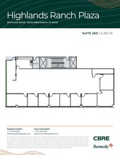 630 Plaza Dr, Highlands Ranch, CO for lease Floor Plan- Image 1 of 2