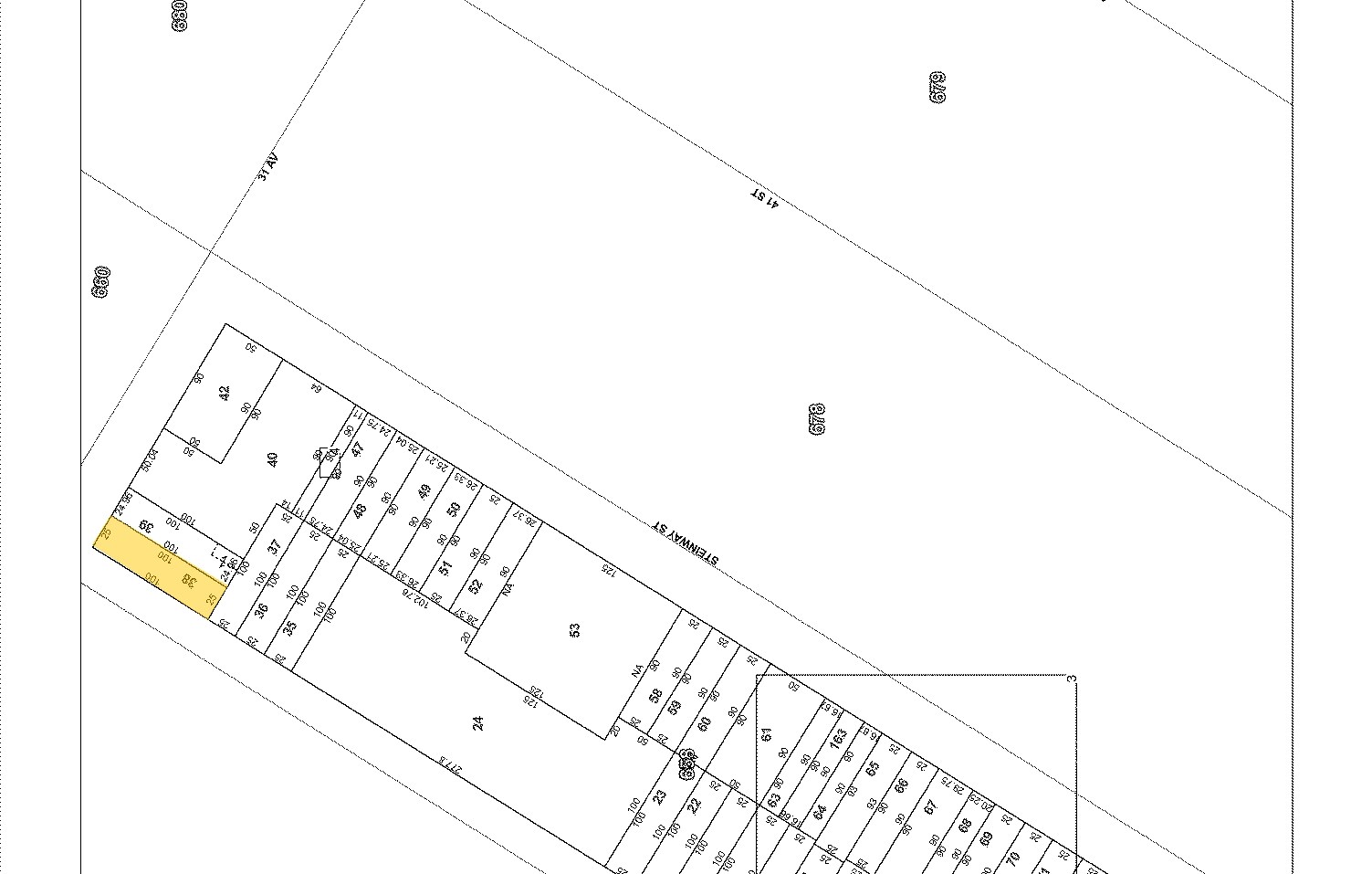 38-04 31st Ave, Astoria, NY for sale Plat Map- Image 1 of 1