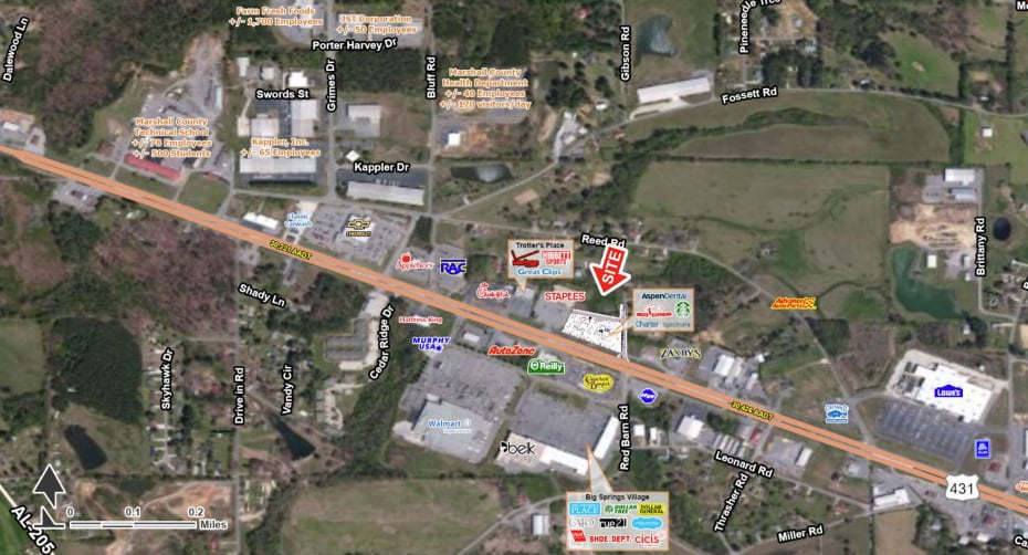 000 US Highway 431, Guntersville, AL for sale - Aerial - Image 2 of 3