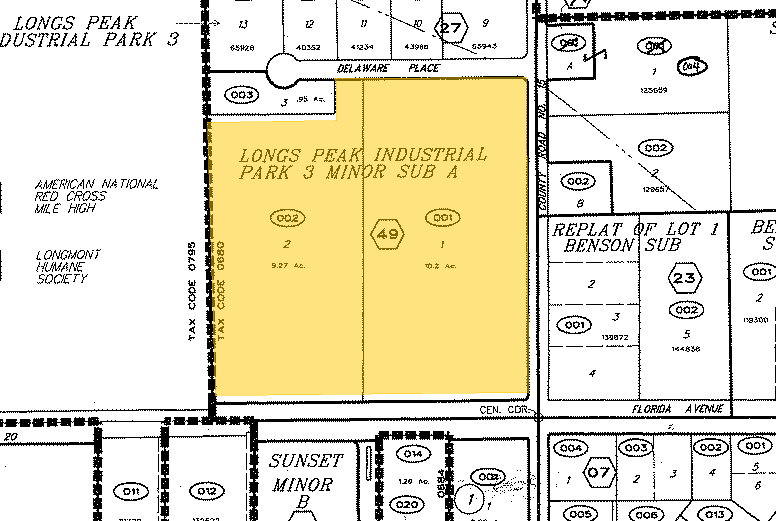 1880 Industrial Cir, Longmont, CO for lease - Plat Map - Image 2 of 6