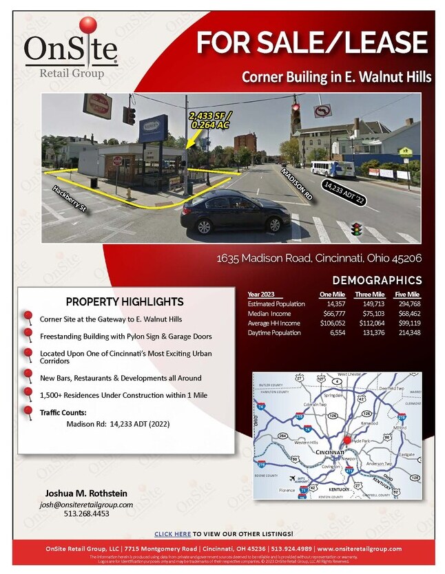 1635 Madison Rd, Cincinnati, OH for sale Building Photo- Image 1 of 1