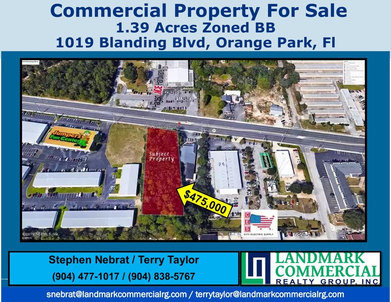 1019 Blanding Blvd, Orange Park, FL for sale - Building Photo - Image 1 of 5