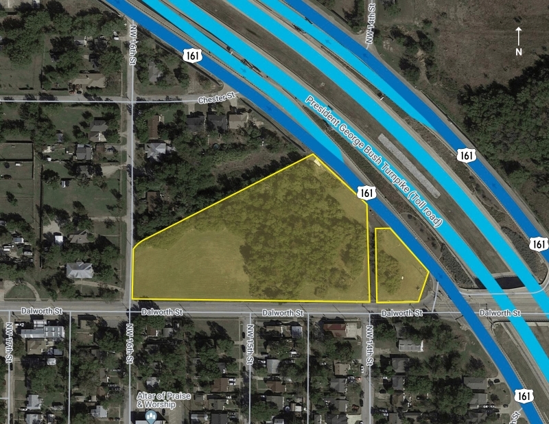 NWC Hwy 161 & Dalworth St, Grand Prairie, TX for sale Aerial- Image 1 of 2