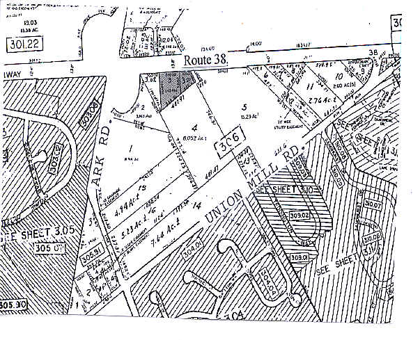 3046 Route 38, Mount Laurel, NJ for sale - Plat Map - Image 1 of 1