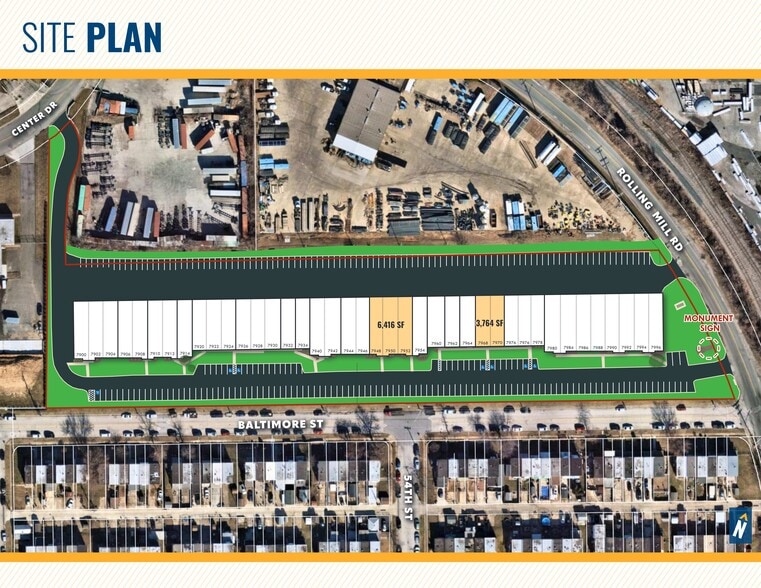 7900-7996 E Baltimore St, Baltimore, MD for lease - Site Plan - Image 1 of 16