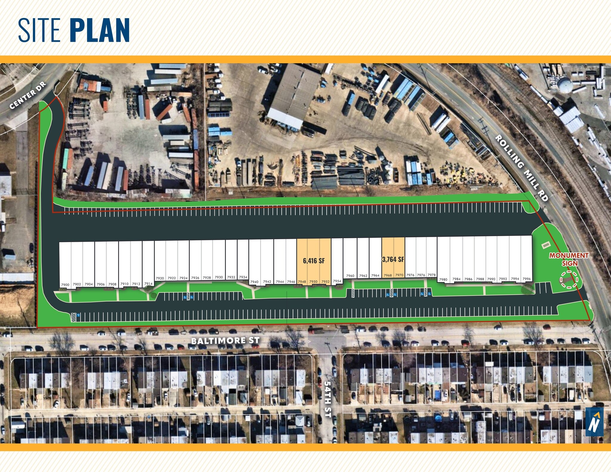 7900-7996 E Baltimore St, Baltimore, MD for lease Site Plan- Image 1 of 17