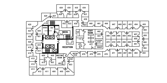 6 Landmark Sq, Stamford, CT for lease Floor Plan- Image 1 of 2