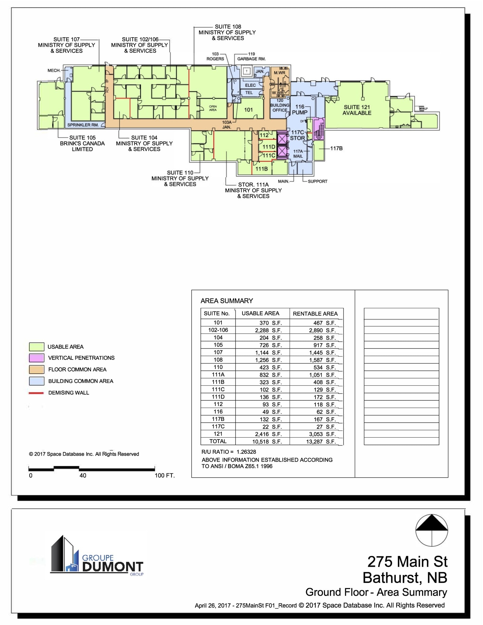 275 Main St, Bathurst, NB for lease Site Plan- Image 1 of 1