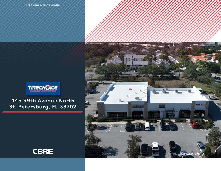 445 99th Ave N, Saint Petersburg, FL 33702 Tire Choice Anchored