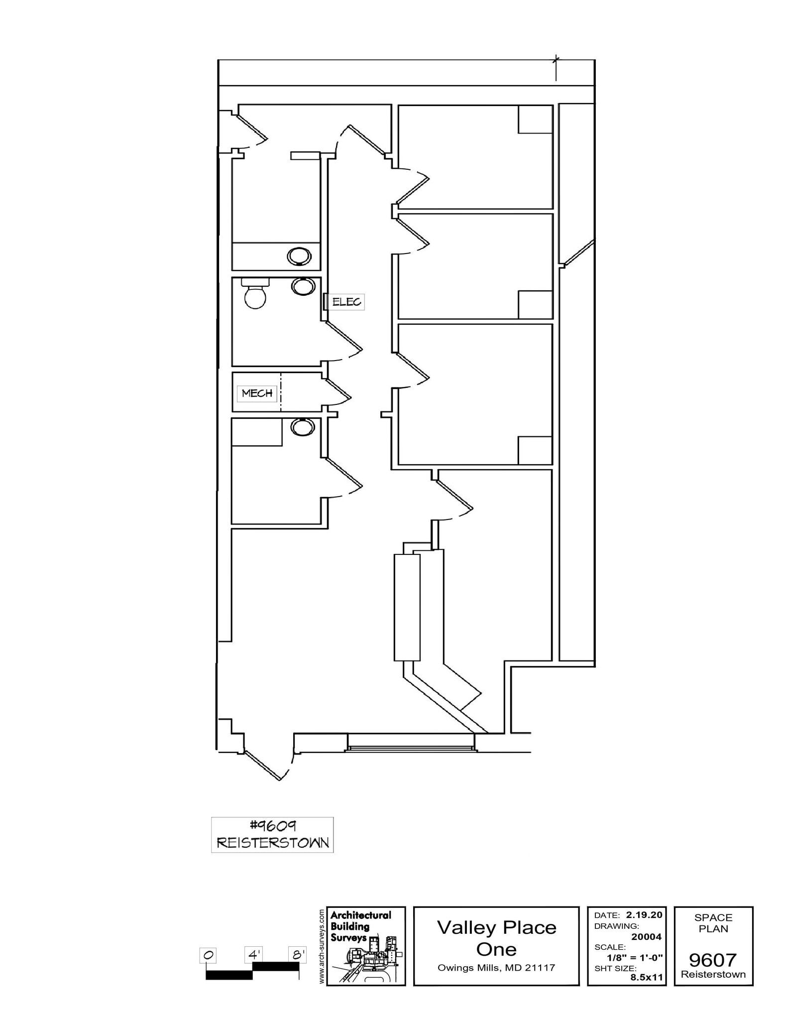 9601-9611 Reisterstown Rd, Owings Mills, MD for lease Floor Plan- Image 1 of 1
