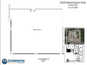 25500 Meadowbrook Rd, Novi, MI for lease Floor Plan- Image 1 of 1