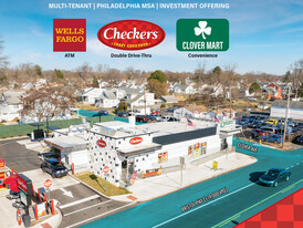 Double Drive-Thru Checkers w/ C-Store & Wells - Drive Through Restaurant