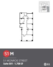 51 Monroe St, Rockville, MD for lease Floor Plan- Image 1 of 1