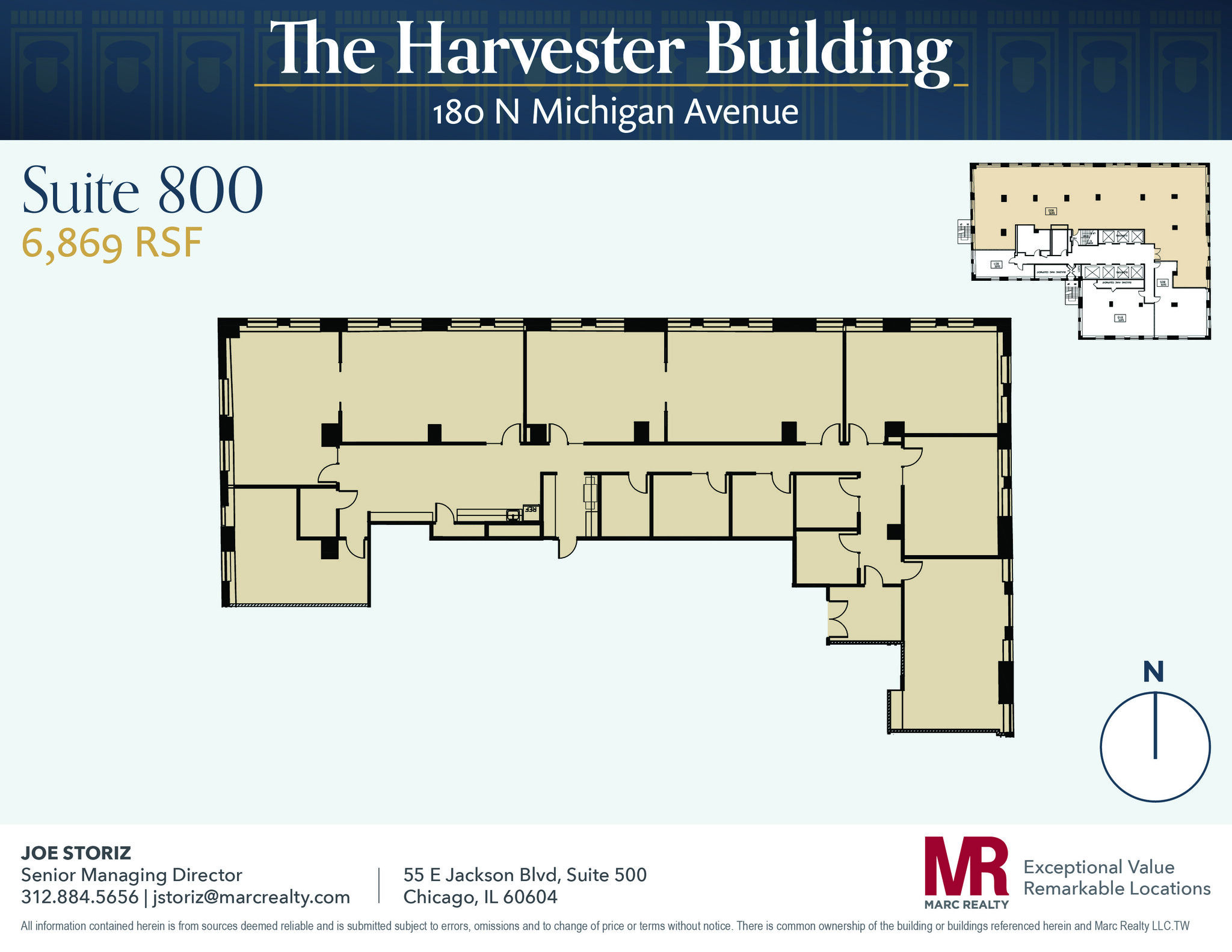 180 N Michigan Ave, Chicago, IL for lease Floor Plan- Image 1 of 12