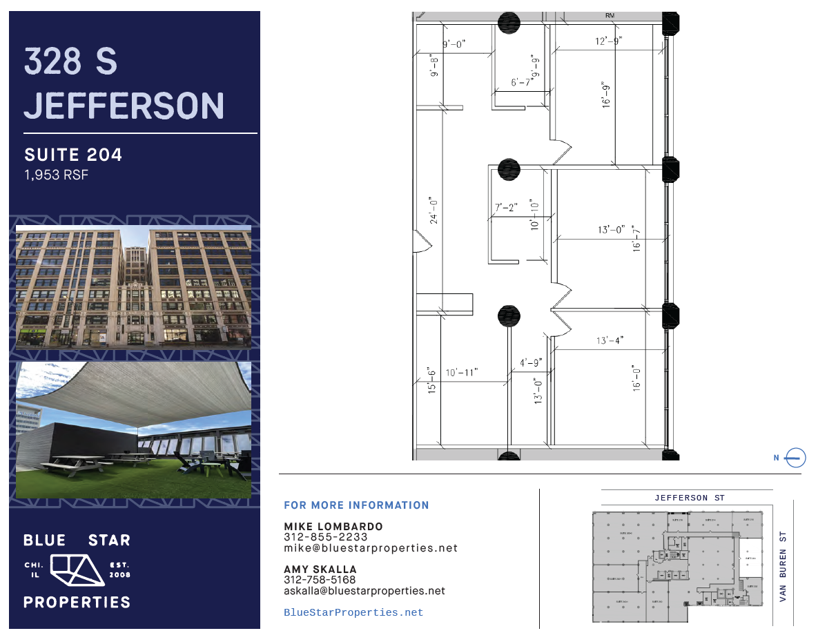 328 S Jefferson St, Chicago, IL for lease Floor Plan- Image 1 of 1