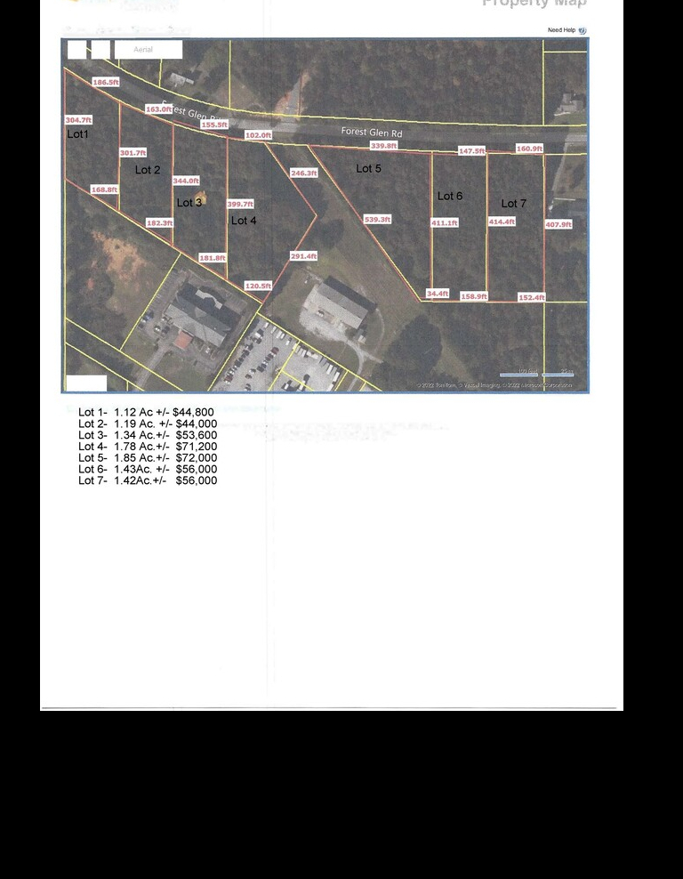 1 Forest Glen Rd., Sylacauga, AL for sale Aerial- Image 1 of 3