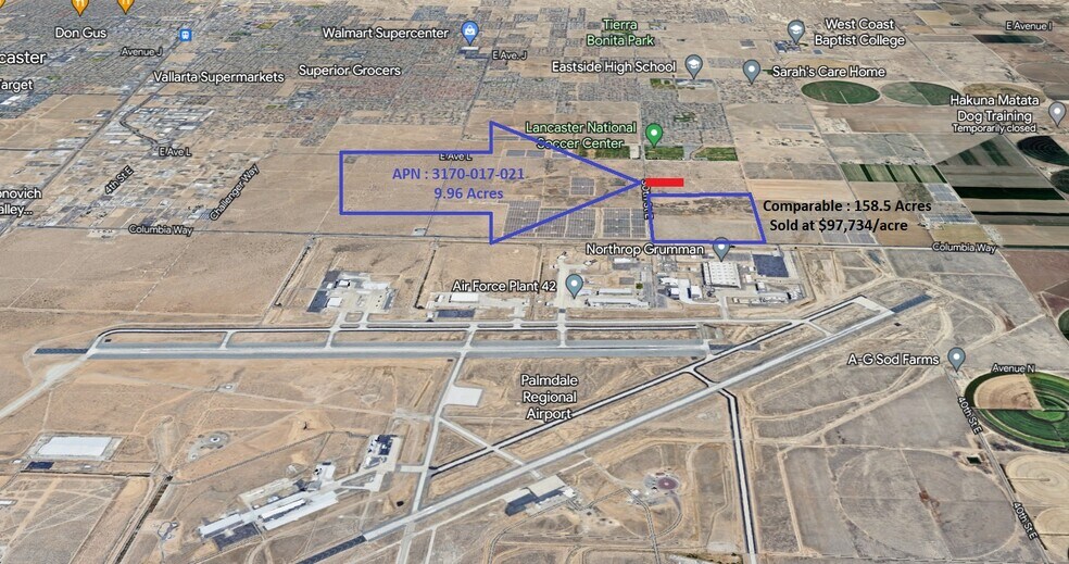 0 30th, Palmdale, CA for sale - Building Photo - Image 1 of 8