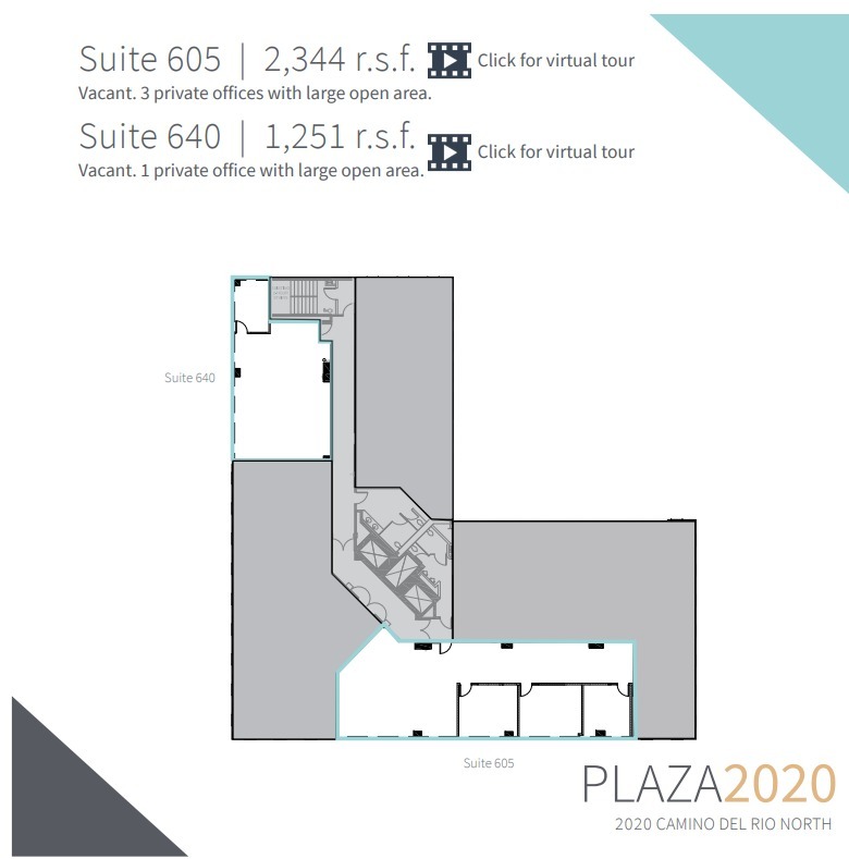 2020 Camino Del Rio N, San Diego, CA for lease Floor Plan- Image 1 of 1