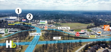 3513 Harrisburg Rd, Jonesboro, AR - AERIAL  map view - Image1