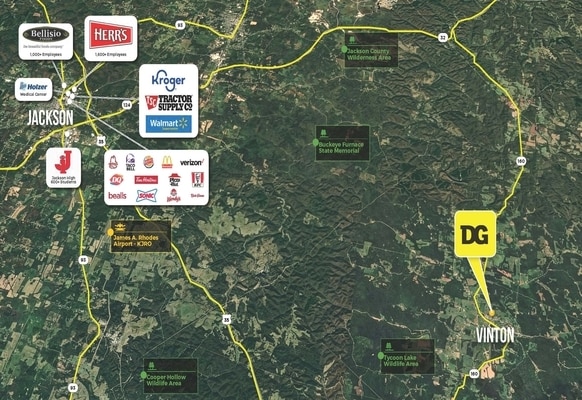 15794 OH-160, Vinton, OH for sale - Aerial - Image 2 of 2