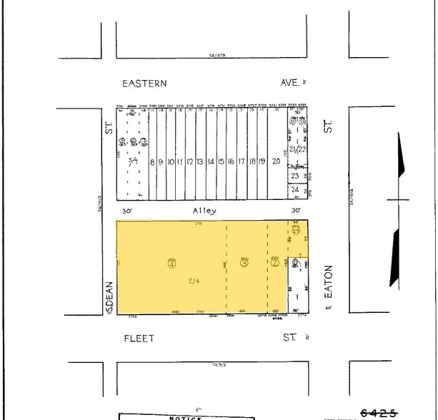 3700 Fleet St, Baltimore, MD for lease - Plat Map - Image 3 of 4