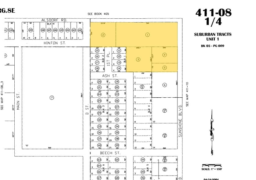 221 W Alsdorf Rd, Eloy, AZ for sale - Plat Map - Image 2 of 3