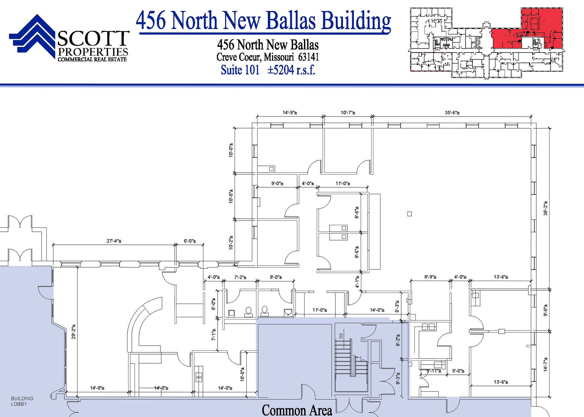 456 N New Ballas Rd, Creve Coeur, MO for lease Building Photo- Image 1 of 13