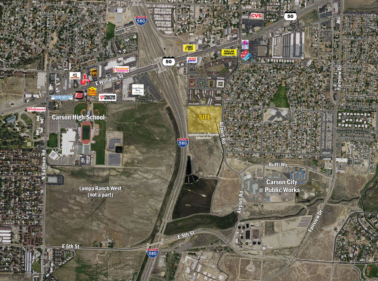 Airport Rd, Carson City, NV for sale Aerial- Image 1 of 1