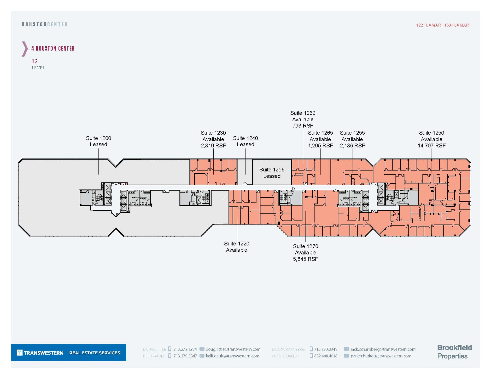 1331 Lamar St, Houston, TX for lease Floor Plan- Image 1 of 1