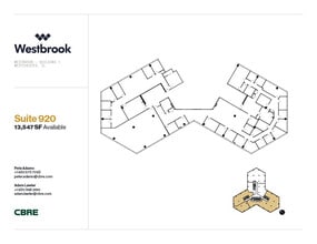 1 Westbrook Corporate Ctr, Westchester, IL for lease Floor Plan- Image 1 of 1