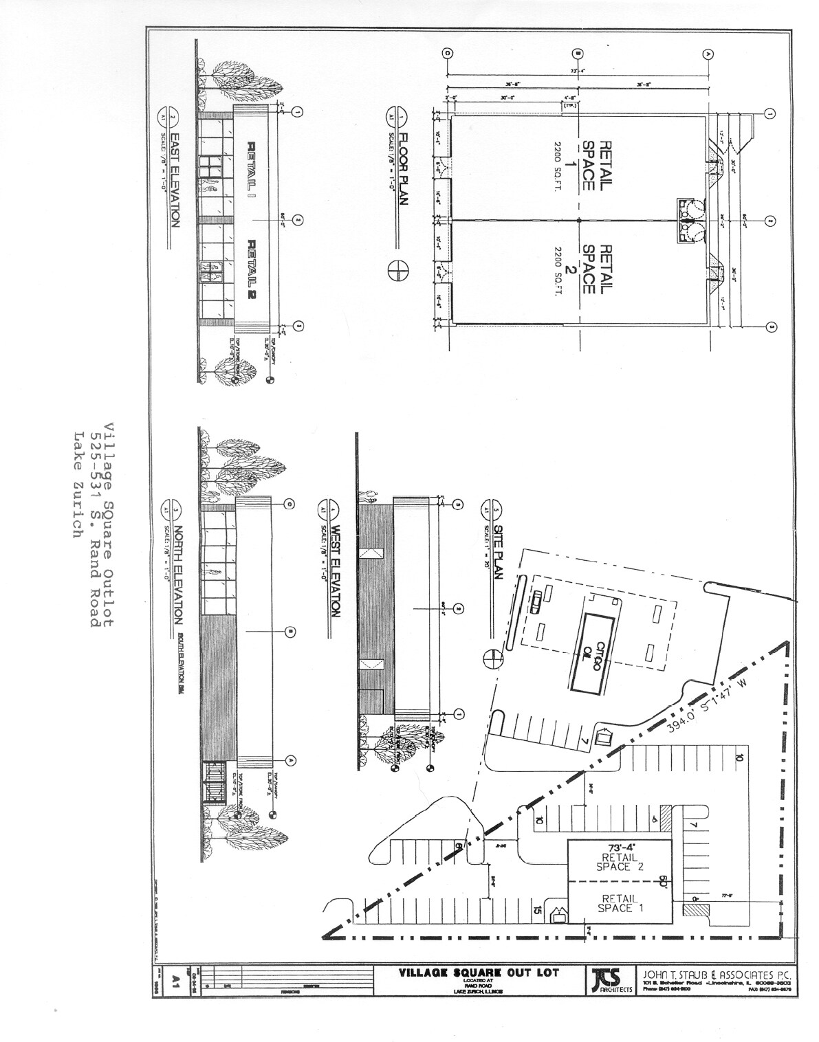 719-801 W Main St, Lake Zurich, IL for sale Site Plan- Image 1 of 1