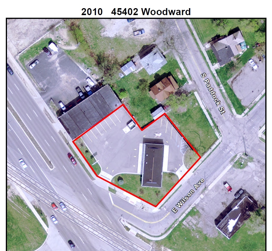 45402 Woodward Ave, Pontiac, MI for lease Aerial- Image 1 of 10
