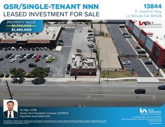 More details for 13844 Imperial Hwy, La Mirada, CA - Retail for Sale