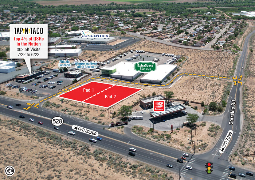 Highway 528 & Corrales Rd, Rio Rancho, NM for lease - Building Photo - Image 1 of 4