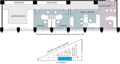 1730 Rhode Island Ave NW, Washington, DC for lease Floor Plan- Image 1 of 1