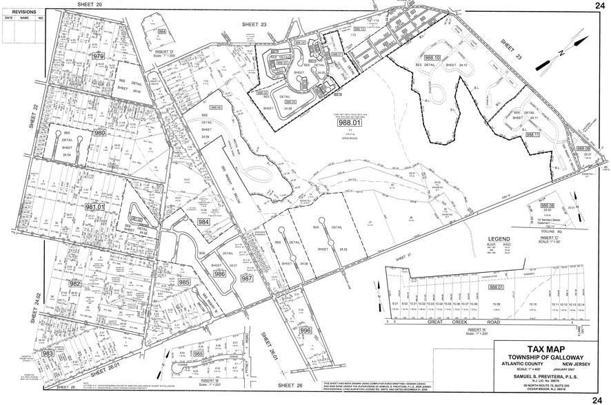 417 8th Ave, Galloway, NJ for sale - Plat Map - Image 3 of 3