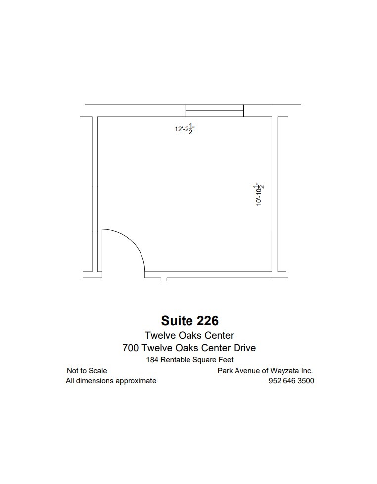 600 Twelve Oaks Center Dr, Wayzata, MN for lease Floor Plan- Image 1 of 1