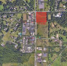 0 South East Trimble, Mansfield, OH - aerial  map view