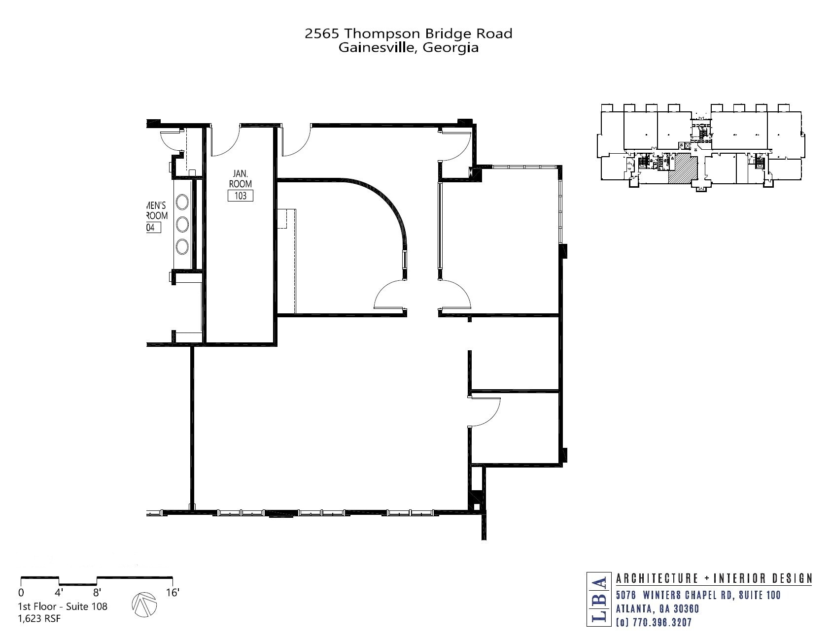 2565 NW Thompson Bridge Rd, Gainesville, GA for lease Floor Plan- Image 1 of 6