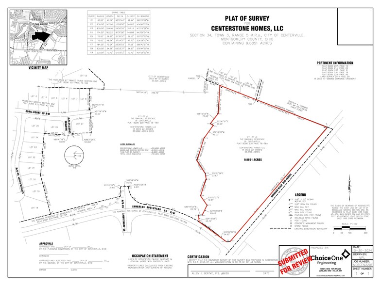 Sheehan Road Rd, Dayton, OH for sale - Plat Map - Image 3 of 7