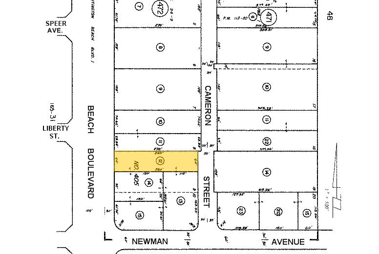 17692 Beach Blvd, Huntington Beach, CA for lease - Plat Map - Image 2 of 26