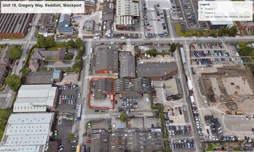 Unit 15 Gregory Way, Stockport, GTM - AERIAL  map view